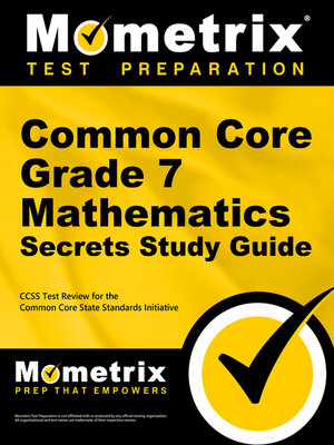 cover image of Common Core Grade 7 Mathematics Secrets Study Guide